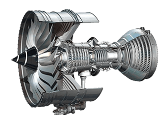 Aircraft Engine Cross Section